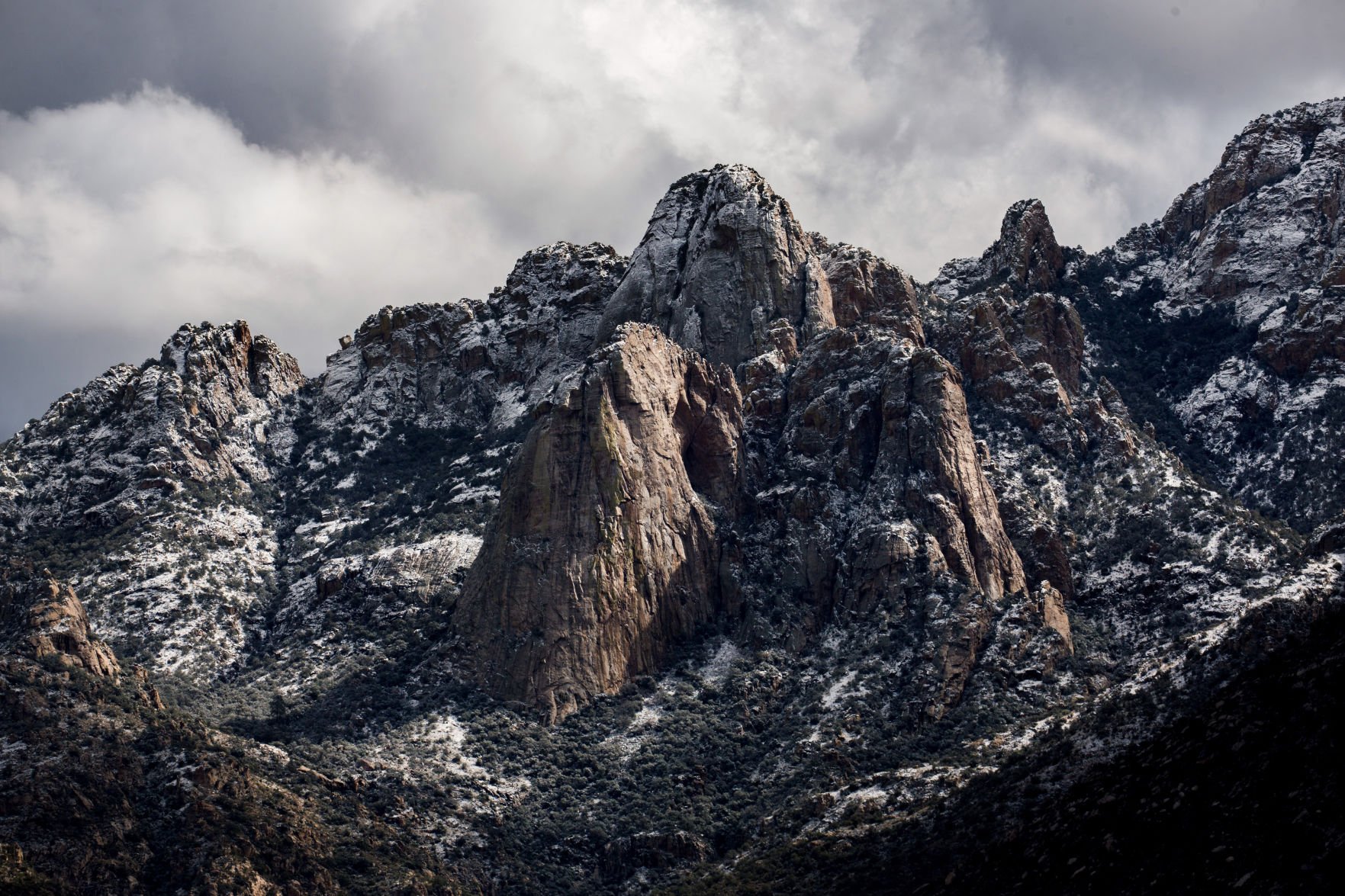 Snow around Tucson